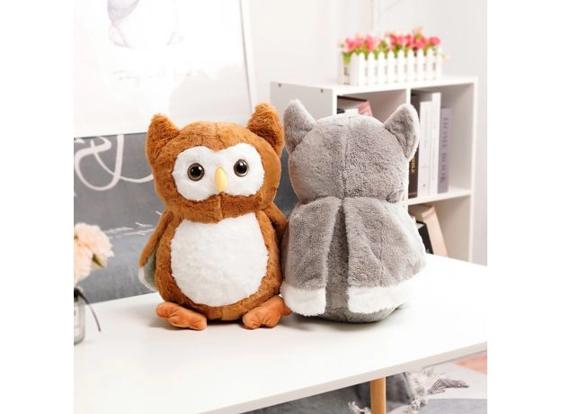 25/40CM KAWAII OWL PLUSH TOY CUTE BIRD ANIMALS DOLL BABY TOYS SOFT PILLOWS