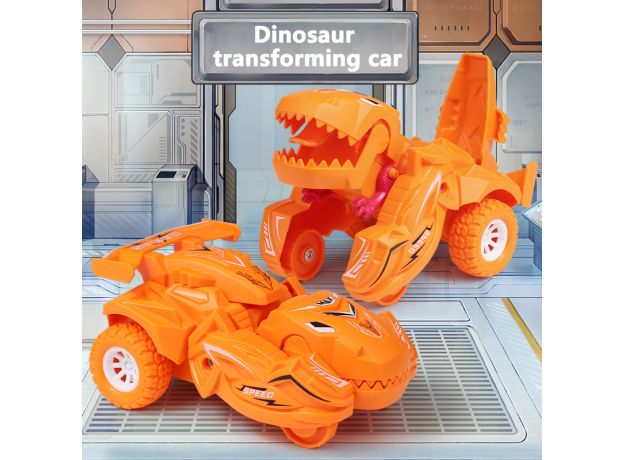 New Transforming Dinosaur Car Deformation Car Toys Inertial Sliding Dino Car