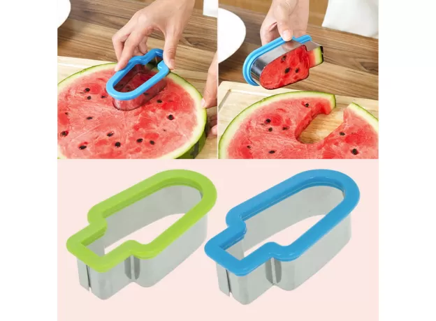 STAINLESS STEEL WATERMELON CUTTER CUTE TREE DESIGN CUTTING WATERMELON KITCHEN GADGETS