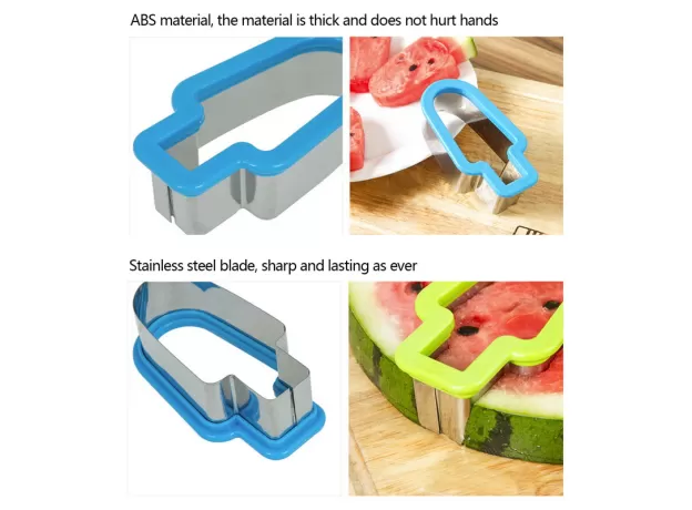 STAINLESS STEEL WATERMELON CUTTER CUTE TREE DESIGN CUTTING WATERMELON KITCHEN GADGETS