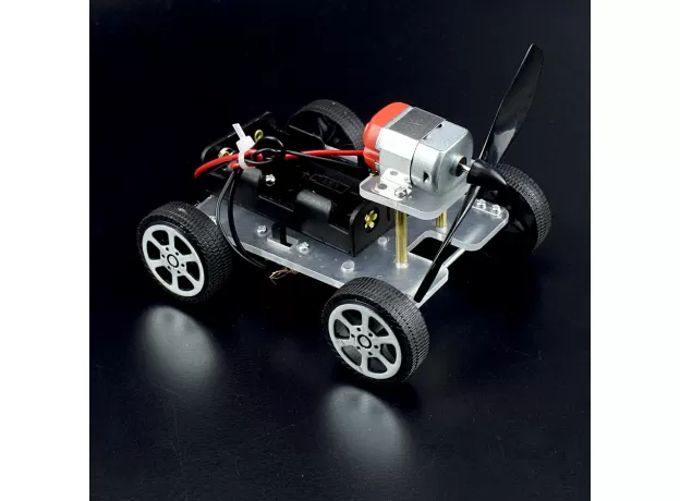 WIND POWER CAR DIY ELECTRONIC KIT TECHNOLOGY SCIENCE TOYS EDUCATIONAL KITS