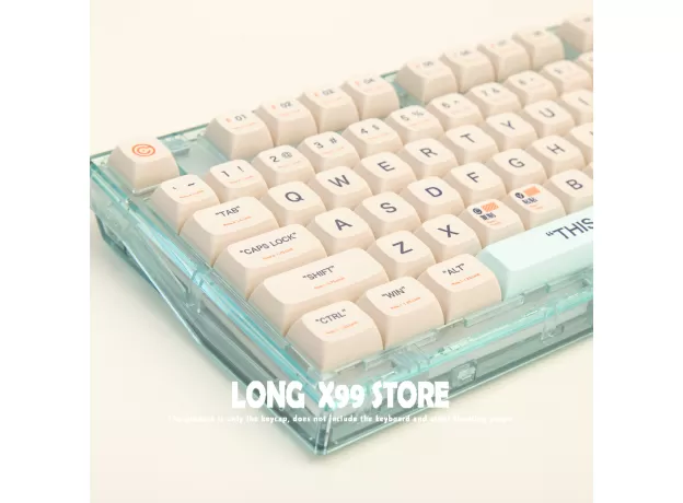 XDA PLASTIC THEME KEYCAPS PBT XDA PROFILE DYE-SUB KEYCAPS 140 KEYS