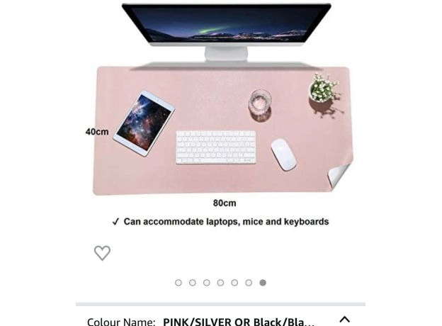 MOUSE PAD, MULTIFUNCTIONAL TABLE MAT, EXTENDED OFFICE/HOME PAD 80 X 40 CM, PVC LEATHER GAMING