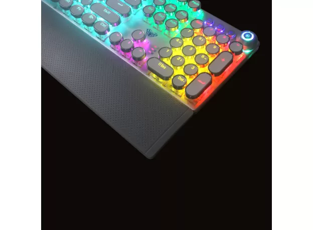 2022 WHITE MECHANICAL KEYBOARD 104 KEYS BACKLIT GAMING KEYBOARDS FOR COMPUTER