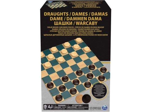 Spin Master Classic Games - Checkers/Draughts