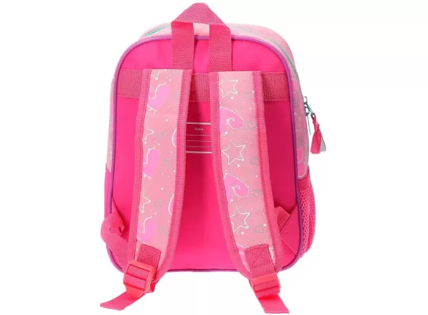 NELLA PRE-SCHOOL BACKPACK PINK 23X28X10 CMS POLYESTER 6.44L