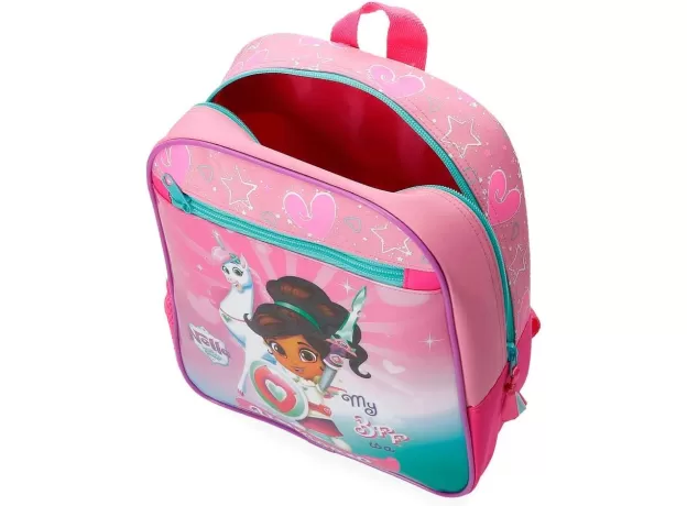NELLA PRE-SCHOOL BACKPACK PINK 23X28X10 CMS POLYESTER 6.44L