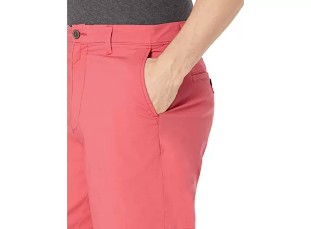 AMAZON ESSENTIALS REGULAR-FIT LIGHTWEIGHT STRETCH 9" SHORT, WASHED RED, 31W