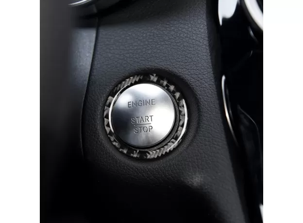 CAR KEY START STOP INTERIOR DECORATION CIRCLE COVER CAR STYLING