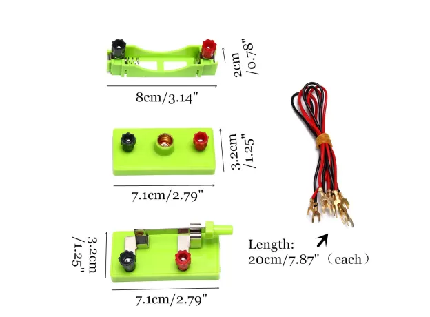 KIDS BASIC CIRCUIT ELECTRICITY LEARNING KIT PHYSICS EDUCATIONAL TOYS FOR CHILDREN