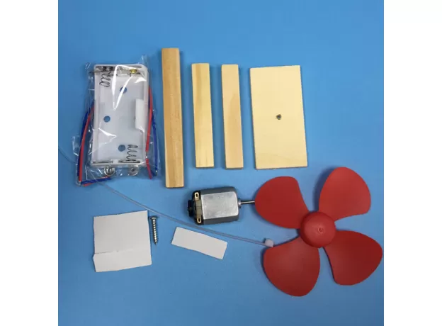 KIDS DIY MINI  MODEL W/ FAN TOY PHYSICS ELECTRICAL EXPERIMENT EDUCATIONAL TOY