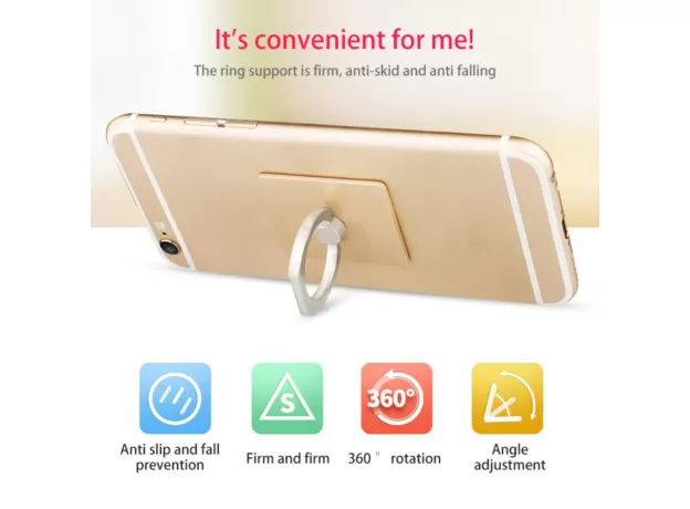 MOBILE PHONE RING HOLDER UNIVERSAL TELEPHONE CELLULAR SUPPORT ACCESSORIES