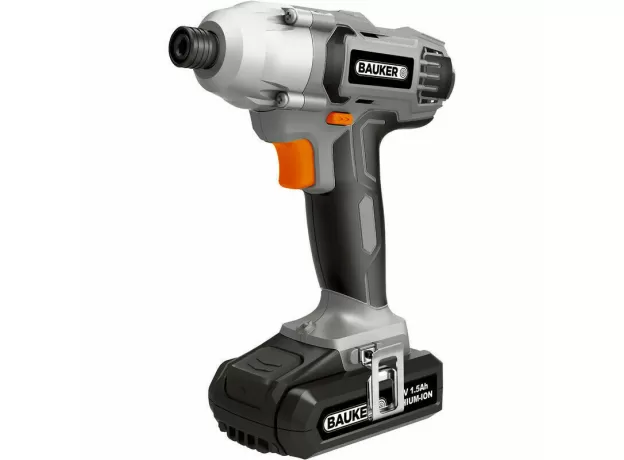 BAUKER 18V CORDLESS IMPACT DRIVER 2 X 1.5AH - OPEN BOX