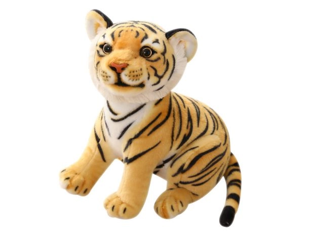 23CM SIMULATION BABY TIGER PLUSH TOY STUFFED SOFT WILD ANIMAL FOREST TIGER