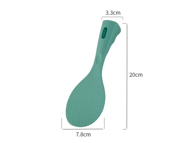 CAN STAND UP SILICONE SPOON DOUBLE SIDED NON-STICK RICE COOKER RICE SPOON