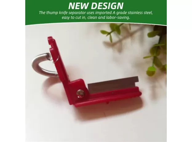 GARDEN PRUNER FRUIT PICKING DEVICE THUMB KNIFE SEPARATOR FRUIT BLADE TOOL