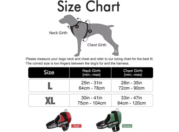 VANGEESTAR DOG HARNESS, NO-PULL HARNESS WITH HANDLE, DOG VEST HARNESS FOR LARGE