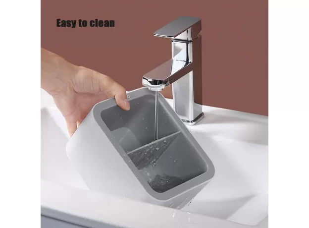 BAISPO PORTABLE SOAP DISH - WALL MOUNTED BATHROOM SOAP HOLDER