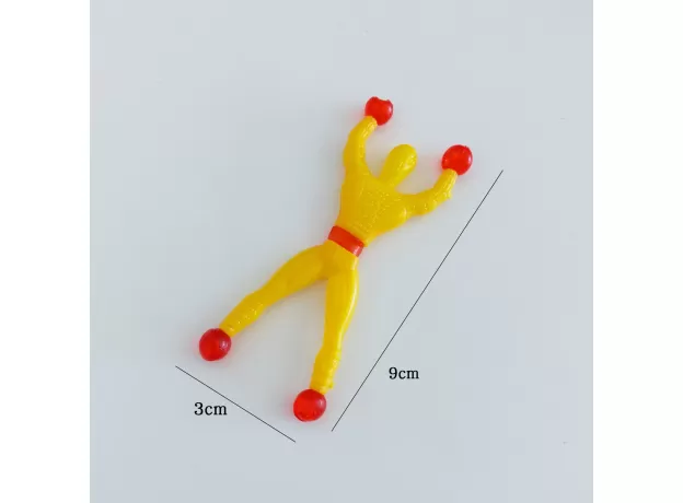 STICKY CLIMBER TOY FIGURE - FUNNY WALL CLIMBING MAN TOY FOR KIDS