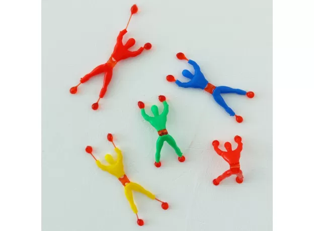 STICKY CLIMBER TOY FIGURE - FUNNY WALL CLIMBING MAN TOY FOR KIDS