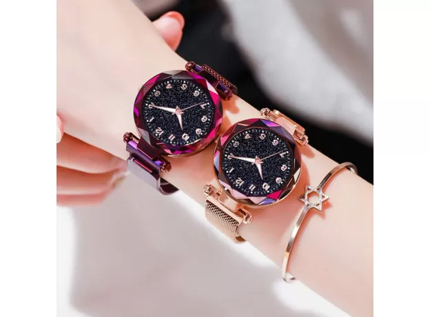 LUXURY WOMEN MAGNETIC STARRY SKY WATCH - QUARTZ WRISTWATCH FOR WOMEN