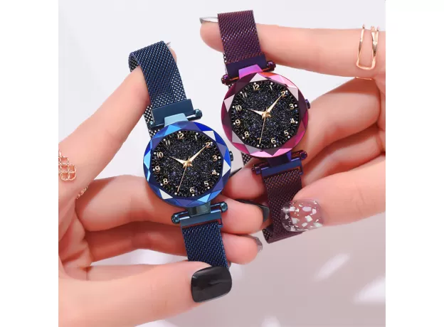 LUXURY WOMEN MAGNETIC STARRY SKY WATCH - QUARTZ WRISTWATCH FOR WOMEN