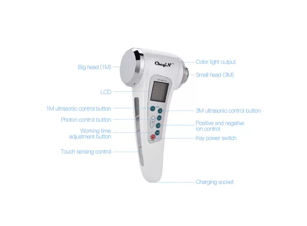 MULTIFUNCTION ULTRASONIC FACIAL BEAUTY INSTRUMENT - SKIN CARE DEVICE