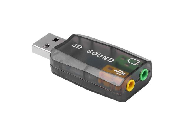 External Sound Card USB2.0 5.1Ch Adaptor (USB Stick) PC/MAC