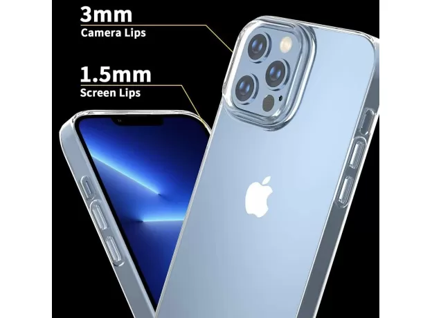 IPHONE 13 PRO MAX CASE, JRCMDS IPHONE PROTECTIVE CASE, SLIM THIN ANTI-YELLOWING PROTECTIVE COVER FOR IPHONE 13PRO MAX