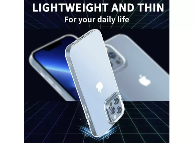 IPHONE 13 PRO MAX CASE, JRCMDS IPHONE PROTECTIVE CASE, SLIM THIN ANTI-YELLOWING PROTECTIVE COVER FOR IPHONE 13PRO MAX