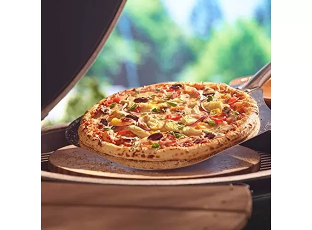 PIZZA PEEL, GA HOMEFAVOR ALUMINUM 12-INCH X 14-INCH PIZZA PADDLE -HOSTING THE OCCASIONAL PIZZA PARTY- WITH DISMOUNTABLE WOOD HANDLE