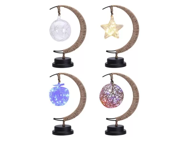 LED STAR/BALL/APPLE/SEPAK TAKRAW NIGHT LIGHTS CHRISTMAS GIFTS FAIRY STRING LIGHTS