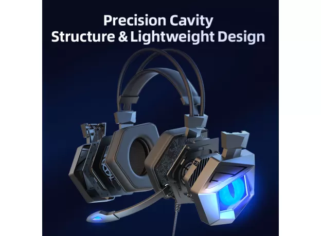 GAMING HEADSET WITH MICROPHONE FOR COMPUTER LAPTOP PS4 PS5 MAC XBOX ONE HEADSET