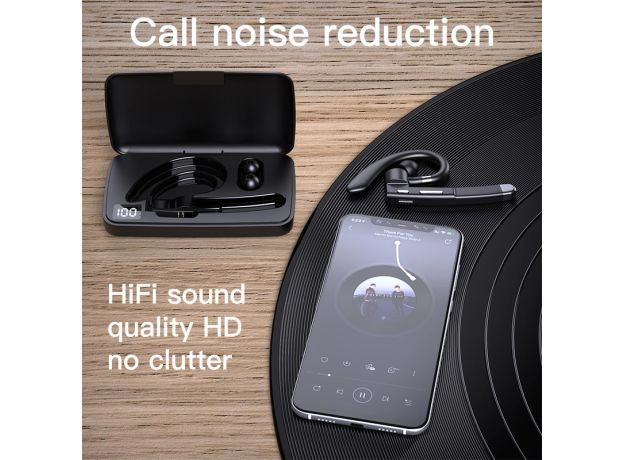 BLUETOOTH 5.1 HEADPHONES STEREO HANDSFREE NOISE CANCELING WIRELESS