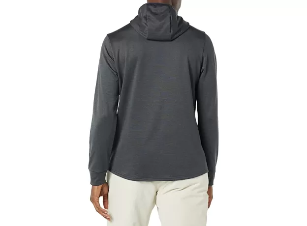 AMAZON ESSENTIALS PERFORMANCE SKI MIDLAYER FULL-ZIP HOODIE JACKET, DARK GREY, L