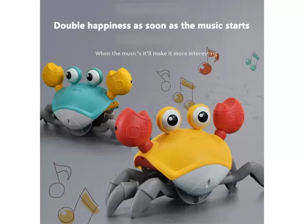 INDUCTION ESCAPE CRAB RECHARGEABLE MUSICAL ELECTRIC PET CHILDREN ELECTRONIC INTERACTIVE TOYS FOR KIDS