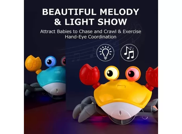 INDUCTION ESCAPE CRAB RECHARGEABLE MUSICAL ELECTRIC PET CHILDREN ELECTRONIC INTERACTIVE TOYS FOR KIDS