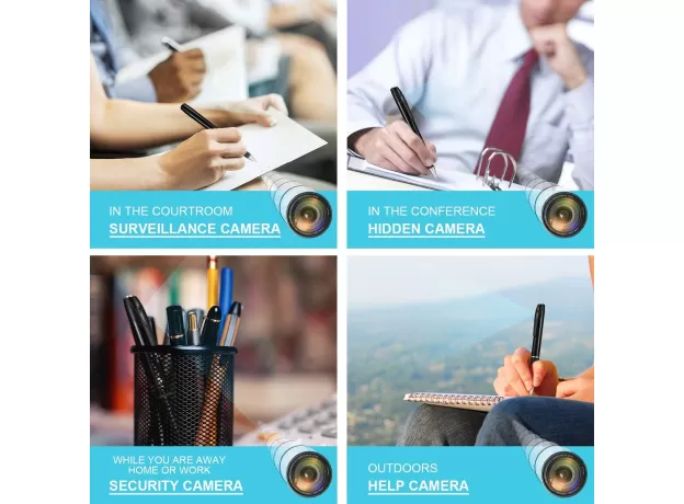 MINI CAMERA FULL HD 1080P PORTABLE PEN CAMERA WIRELESS MICRO DIGITAL IP CAMCORDER VIDEO RECORDER