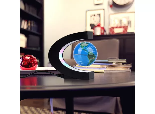 FLOATING MAGNETIC LEVITATION GLOBE LED WORLD MAP ELECTRONIC ANTIGRAVITY LAMP NOVELTY BALL LIGHT HOME