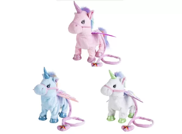 2020 1PC ELECTRIC WALKING UNICORN PLUSH TOY