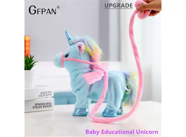 2020 1PC ELECTRIC WALKING UNICORN PLUSH TOY