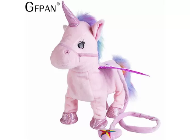 2020 1PC ELECTRIC WALKING UNICORN PLUSH TOY