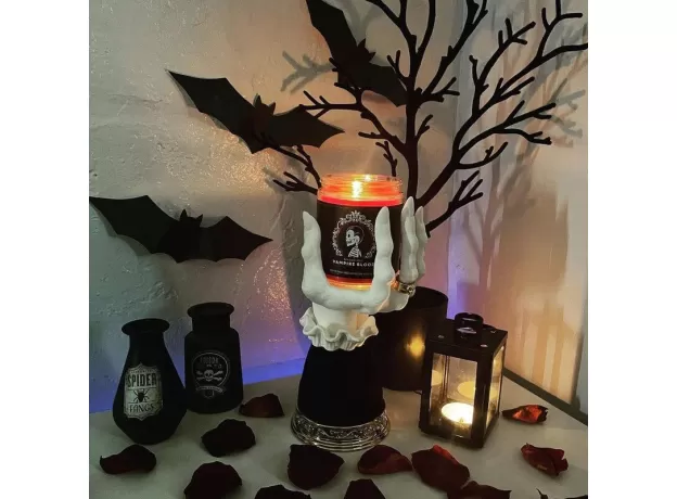 WITCH HAND CANDLESTICK HALLOWEEN DECOR RESIN CANDLE HOLDER GOTHIC DECOR CANDLE HOLDER WITCH HAND STAND