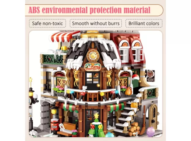 2506PCS CITY STREET VIEW MINI ARCHITECTURE – CHRISTMAS CAFE HOUSE BUILDING BLOCKS