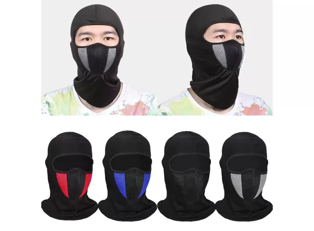 BREATHABLE BALACLAVA MOTORCYCLE FULL FACE MASK MOTORBIKE MASK MOTOCROSS HELMET HOOD