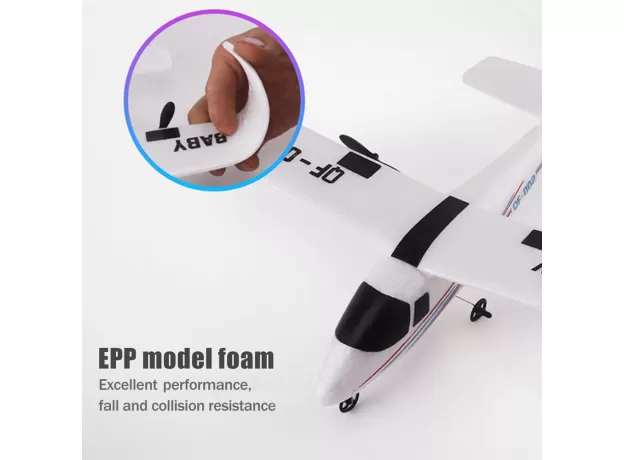 QF002 REMOTE CONTROL GLIDER – DIY 2.4G EPP FIXED WING RC AIRPLANE
