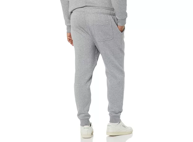 AMAZON AWARE MEN'S FLEECE JOGGERS, GREY HEATHER, XL