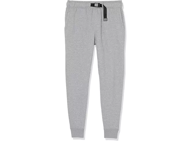AMAZON AWARE MEN'S FLEECE JOGGERS, GREY HEATHER, XL