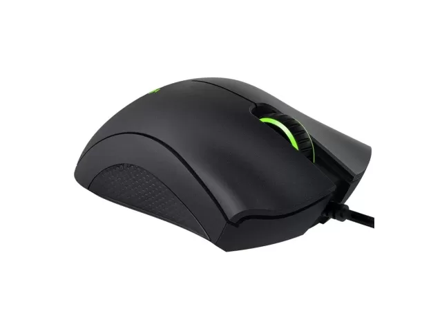 BLACK RAZER DEATHADDER ESSENTIAL WIRED GAMING MOUSE MICE 6400DPI OPTICAL SENSOR