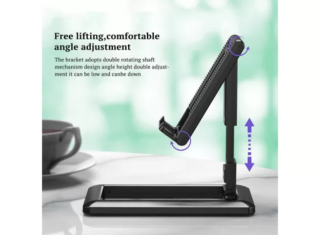 MOBILE PHONE DESKTOP BRACKET ,ADJUSTABLE LIFTING FOLDING, MOBILE PHONE TABLET STAND